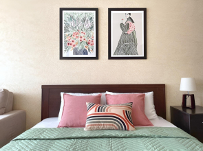 Уютная квартира на Бродвее с балконом