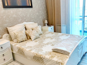 Апартаменты на 30 Этаже с Видом на Волгу и Город