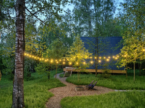 Частный дом A-frame На холме