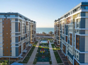 Апартаменты Студия у моря с бассейном на территории. Каравелла 112