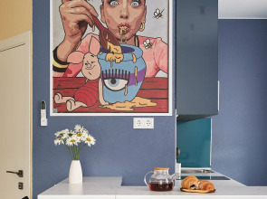 Апартаменты Уютная новая студия у метро Спартак