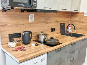 Квартира Студия в новом доме ЖК Премьер, самый центр города у Гипермаркет Семья по адресу Николая Островского 52 на 4 человек