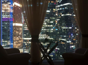 Квартира с потрясающим видом на Москва-Сити