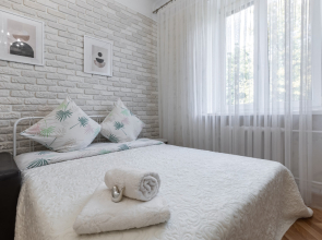 Квартира Трехкомнатная квартира с видом на город