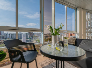 Квартира премиум класса с джакузи, сауной и панорамным видом