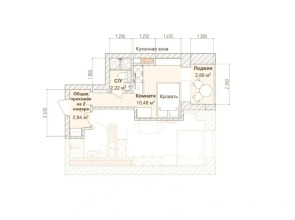 Апартаменты Мини студия с Панорамным Окном и парковкой