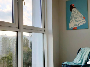 Квартира с красивой террасой на крыше дома в Белгороде