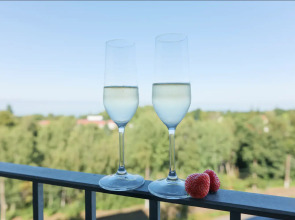 Апартаменты 4Кайф Kristall Studio с видом на море