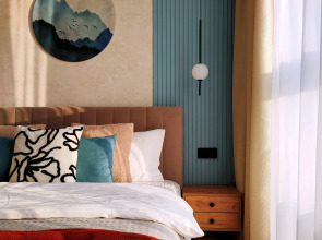 Квартира с красивой террасой на крыше дома в Белгороде