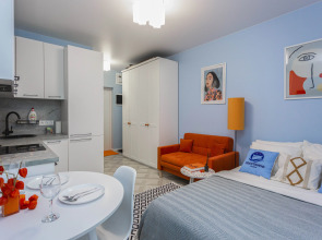 Квартира Шикарнaя Уютнaя Студия в ЖК Пpокшинo в 15 Минутах Езды от Аэропорта Внуково