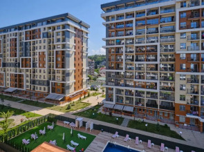 Апартаменты Студия у моря с бассейном на территории. Каравелла 112