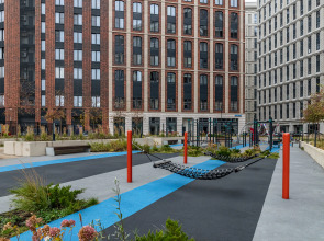 Квартира Moscow Deluxe Apartments Family Suite Silver Fountain