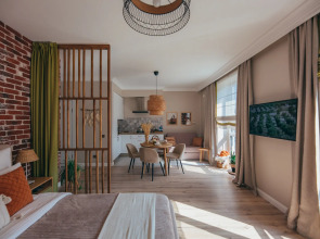 Апартаменты Boho Room в 100 метрах от моря