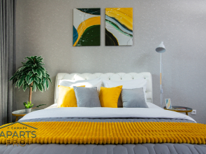 Квартира Aparts Pro Видовая 3-х местная студия с панорамным балконом в ЖК Арго на 12 этаже