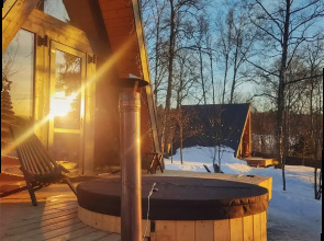 Частный дом A-frame На холме