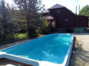 Дом для отдыха с баней и бассейном WoodRay