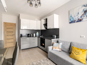 Апартаменты GLOBALSTAY. Новая 3-хкомн квартира с Сауной в доме Бизнес Класса ЖК Терра