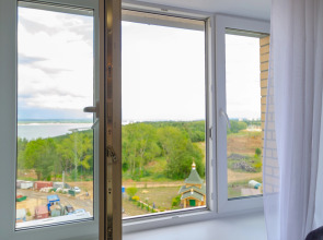 Квартира Изящная 1 комнатная с видом на Волгу