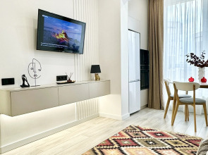 Апартаменты 158/4 Комфорт сити с двуспальной кроватью, диваном и красивым видом