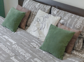 Апартаменты Стильная студия 5мин пешком до МЕГИ