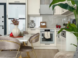 Квартира 1+1 Qoople Elysee 06 рядом с пляжем Клеопатра