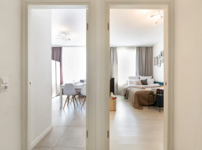 Апартаменты Life Apartments ЖК Спутник, рядом Экспоцентр и ТЦ Vegas