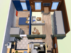 Апартаменты двухкомнатные Йоркштрассе