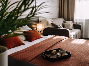 Квартира Уютная Студия в Районе Аэропорта