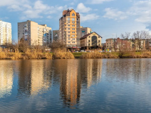 Апартаменты Студия Изумруд Apart Energy с Парящей Кроватью и Лоджией