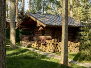 Частный дом с теплой купелью с джакузи и зоной барбекю Land Breeze