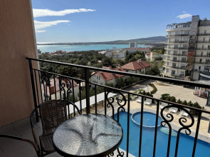 Квартира 488 1-к с видом на море и горы с балконом