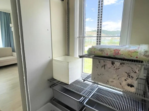 Апартаменты Айсберг с видом на храм с балконом