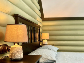 Частный Дом Бревенчатый Дом в Соснах