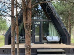 Гостевой дом A-Frame 40 с панорамным остеклением