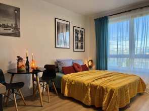 Квартира Уютная Студия с Панорамным Видом На Москву