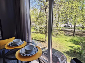 Квартира однокомнатная с панорамным видом на сквер