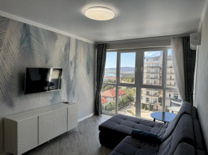 Квартира 488 1-к с видом на море и горы с балконом