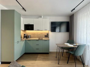 Квартира Happy Mercury просторная студия рядом с метро недалеко от центра