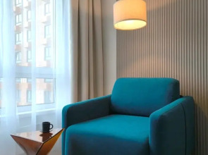 Квартира Студия с красивым видом на город с 24 этажа