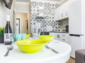 Апартаменты 2 Кровати Диван 6 гостей Центр Краснодара 22 Этаж Smart TV и Вид из Окна