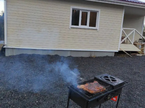 Частный дом Дом на горе с камином и сауной