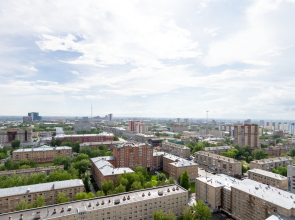 Апартаменты с видом на город с высоты птичьего полёта