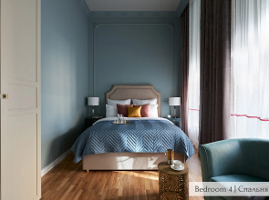 Апартаменты Minin Apartments с видом на Фонтанку 130 кв.м.