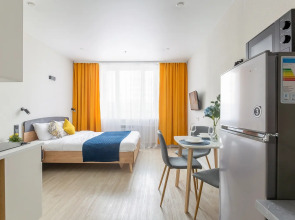 Квартира Яркая студия рядом с набережной и кондиционером