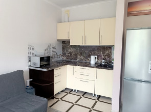 Квартира-студия с панорамным видом на горы