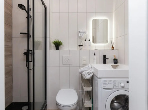 Квартира Яркая студия рядом с набережной и кондиционером