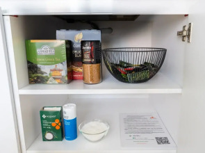 Уютная студия с видом на башни