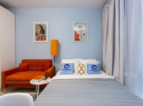 Квартира Шикарнaя Уютнaя Студия в ЖК Пpокшинo в 15 Минутах Езды от Аэропорта Внуково