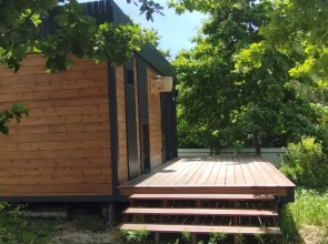 Частный дом Загородный комплекс на берегу реки с баней 1