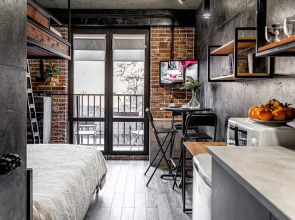 Квартира Студия 10 в стиле лофт